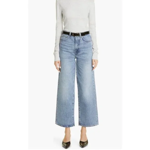 NWT TOTEME Flare Jeans Worn Blue Size 27 - Picture 2 of 11